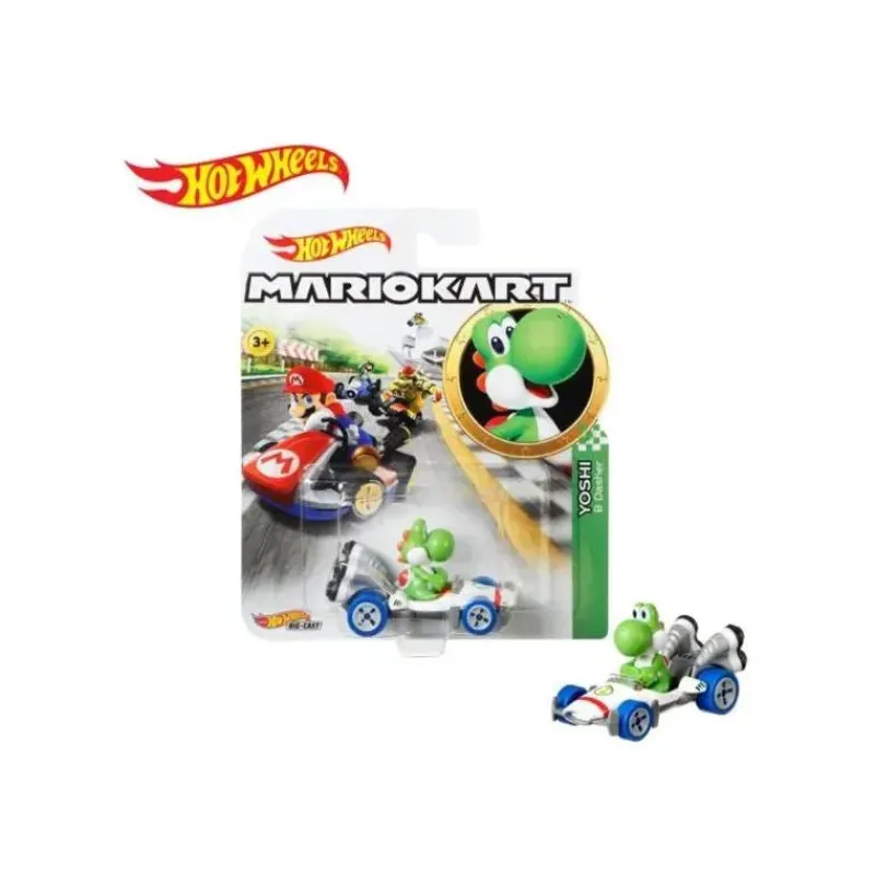mattel__hot_wheels_mario__SKUW8buBxJB_1.webp Mattel - Hot Wheels Mario Kart, Carro Yoshi New