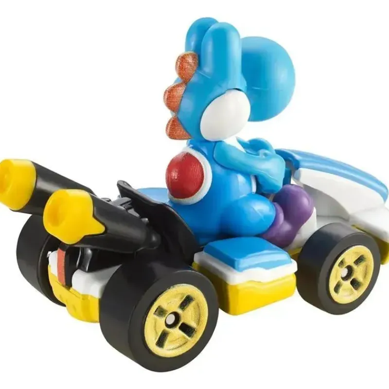 mattel__hw_mario_kart_azu_SKUyJCXYDKP_1.webp Mattel - Hw Mario Kart, azul claro Yoshi Standard Kart Online