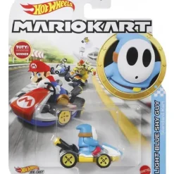 Mattel - Hw Mario Kart, kart padrão azul claro Shy Guy Outlet
