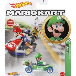 Mattel - Hw Mario Kart, Luigi Circuit Especial Best