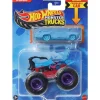 Mattel - Hw Mt Die-Cast & Truck Scordpedo And Crushed Wagon - Flat Iron Sale
