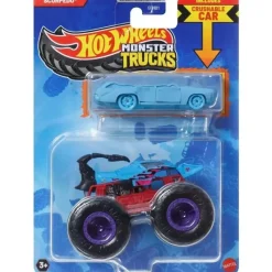 Mattel - Hw Mt Die-Cast & Truck Scordpedo And Crushed Wagon - Flat Iron Sale