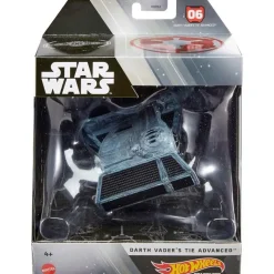 Mattel - Hw Star Wars Select Darth Vader's Tie Advanced New