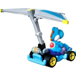 Fisher-Price Mattel - Mario Kart Gliders Azul Claro Yoshi Mix 4 Fashion
