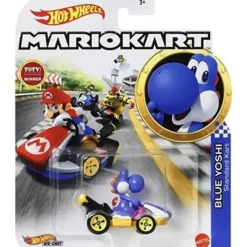 Mattel - Mariokart Azul Yoshi Clearance