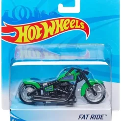 Fisher-Price Mattel - Moto Hot Wheels Street Power Green Fat Ride New