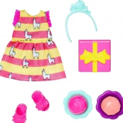 Mattel - Pacote de acessórios Barbie Chelsea Sortimento Lhama - brinquedo infantil Fashion