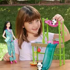 Mattel - Playset de resgate da Barbie Panda Hot