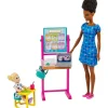Fisher-Price Mattel - Tema Barbie Professora com Boneca Moda Morena New