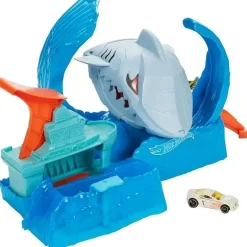 Mattel Hot Wheels City Color mudança de cor Robo Shark Jump Frenzy Play Set Sale