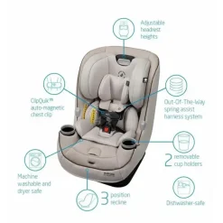 Maxi-Cosi - Assento de carro conversível tudo-em-um Pria Max, Desert Wonder Sale