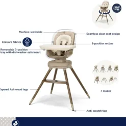 Maxi-Cosi - Cadeira alta giratória Kiskadee 360 ​​Kindred Collection, Natural Heritage Outlet