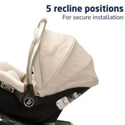 Maxi-Cosi - Cadeira de carro infantil giratória Peri 180° Kindred Collection, Onyx Heritage Clearance