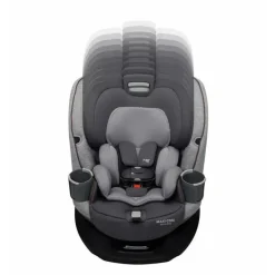 Maxi-Cosi - Emme 360 ​​Assento de carro conversível giratório tudo-em-um, preto meia-noite Best