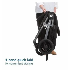 Maxi-Cosi - Gia XP Luxe 3-Wheel Travel System, Midnight Black Hot