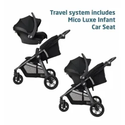 Maxi-Cosi - Gia XP Luxe 3-Wheel Travel System, Midnight Black Hot