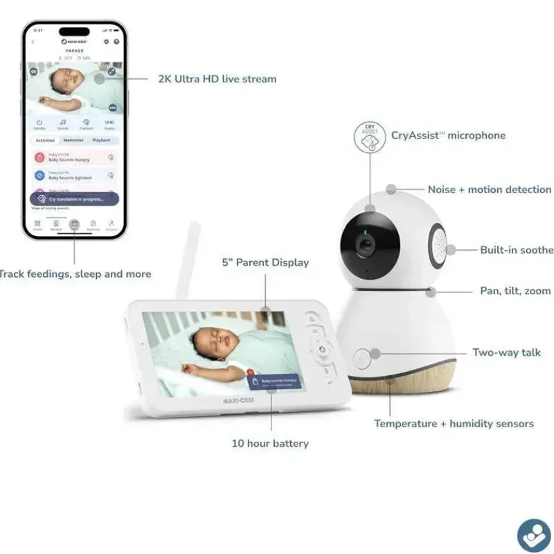 maxicosi__veja_o_monitor__SKUtG2hbndw_1.webp Maxi-Cosi - Veja o monitor de bebê Pro 360 com CryAssist™ AI Cry Translation Discount