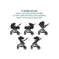 Maxi-Cosi - Zelia Luxe + Travel System, Arctic Frost Hot