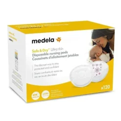 Medela - absorventes de enfermagem descartáveis ultrafinos, seguros e secos Fashion