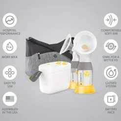 Medela - Bomba Tira Leite In Style com MaxFlow Dupla Elétrica New