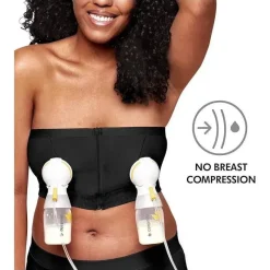 Medela - Bustier de bombeamento mãos livres, preto New