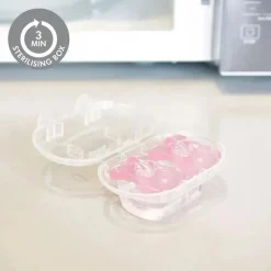 Medela - chupeta de bebê 2Pk, rosa/transparente Best