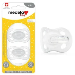 Medela - chupeta de bebê 2Pk, transparente Best