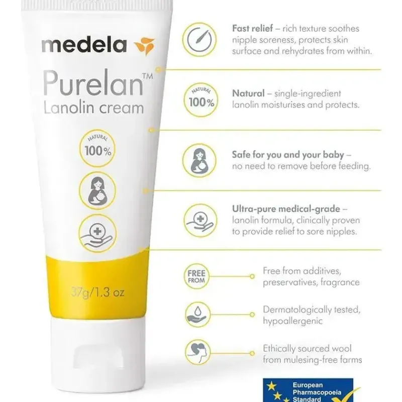 medela__creme_para_mamilo_SKUE15S5EgK_5.webp Medela - Creme para mamilos de lanolina Purelan para amamentação 1,3 onças Clearance