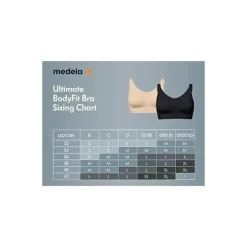 Medela - Sutiã Ultimate Bodyfit para Maternidade e Enfermagem, Preto Clearance