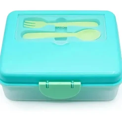 Melii - Bento de duas camadas, 48,8 onças, limão menta azul Best