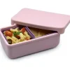 Melii - Caixa Bento 100% Silicone com Divisórias Removíveis, 2 Compartimentos, Rosa Roxo Sale