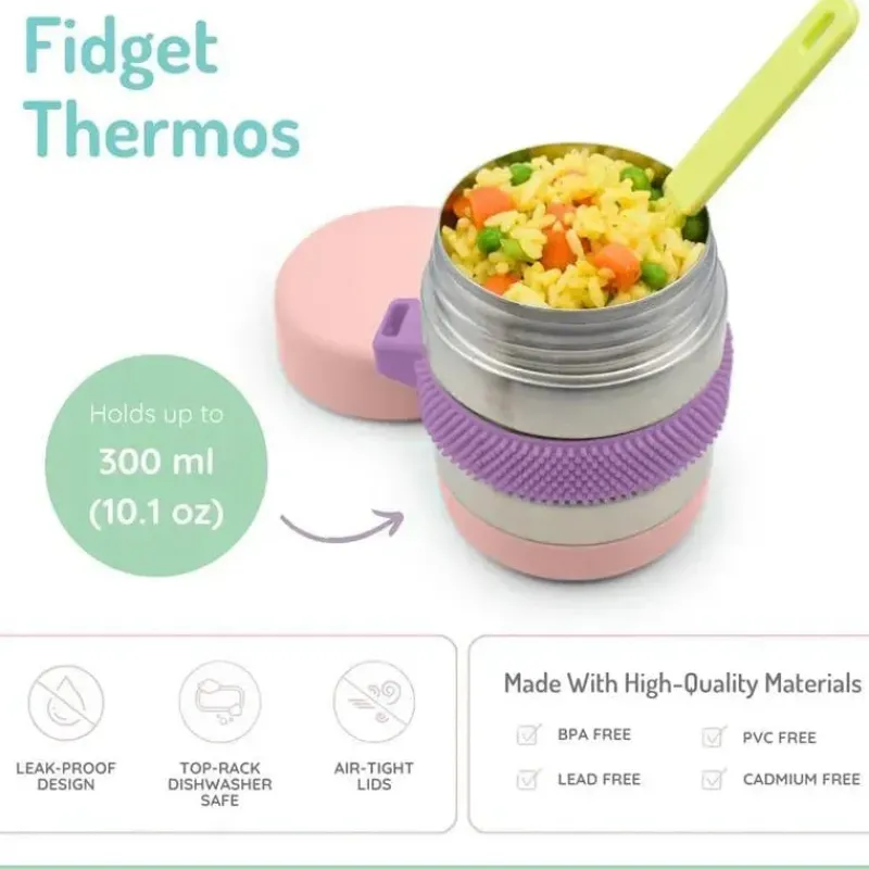 melii__jarra_para_aliment_SKUyda7bUA5_2.webp Melii - Jarra para alimentos de aço inoxidável, 10,1 onças, parede dupla, isolada a vácuo, rosa, roxo, cinza Online