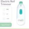Melii - Lima elétrica para unhas, aparador e cortador seguro Sale