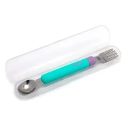 Melii - 2Pk Blue & Purple Spork On The Go Outlet