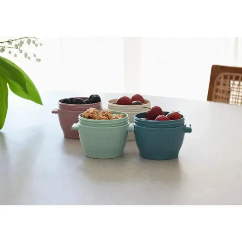 melii__pk_snap_ampamp_go__SKUkZF22Kz0_2.webp Melii - 4Pk Snap & Go Recipientes para armazenamento de alimentos para bebês, 4 Oz Hot