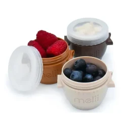 Melii - 6Pk Snap Containers e Go Pods, neutros, 2 onças Outlet