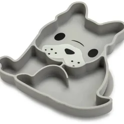 Melii - placa de sucção de silicone dividida, Bulldog Hot