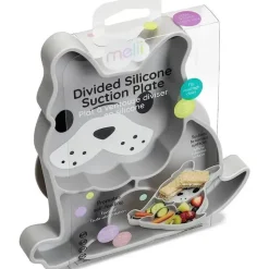 Melii - placa de sucção de silicone dividida, Bulldog Hot