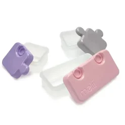 Melii - Recipiente de armazenamento de alimentos Puzzle Bento Box com 3 compartimentos Clearance