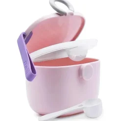 Melii - Recipiente de armazenamento de fórmulas para bebês com colher integrada, capacidade de 400ml / 13,5 onças, rosa Outlet