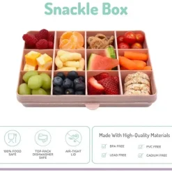 Melii - recipiente para lanches dividido com 12 compartimentos, rosa Discount
