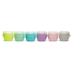 Melii - recipientes de armazenamento de comida para bebês Snap & Go, 2 onças, pacote com 6 Clearance
