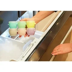 Melii - Recipientes de armazenamento de comida para bebê Snap &amp; Go de 2 onças com tampas Best