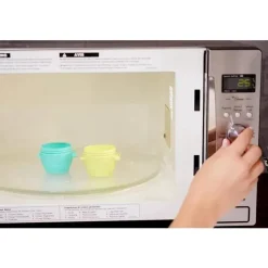 Melii - Recipientes de armazenamento de comida para bebê Snap &amp; Go de 2 onças com tampas Best
