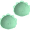 Melii - Ventosas de silicone para bebês e crianças pequenas, 10,1 onças - 2 unidades, Dino Green Sale