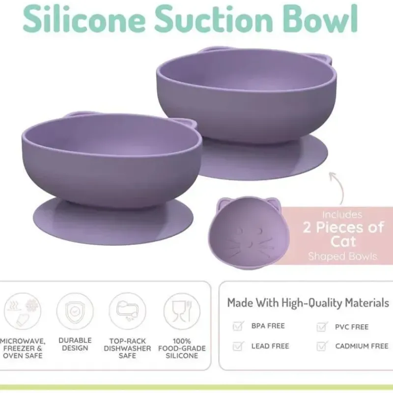 melii__ventosas_de_silico_SKUkKuAzlh9_2.webp Melii - Ventosas de silicone para bebês e crianças pequenas, 10,1 onças - pacote com 2, gato roxo Clearance