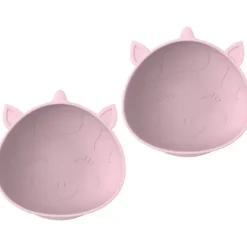 Melii - Ventosas de silicone para bebês e crianças pequenas, 10,1 onças - pacote com 2, unicórnio rosa Hot