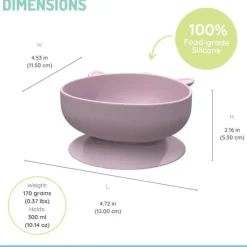 Melii - Ventosas de silicone para bebês e crianças pequenas, 10,1 onças - pacote com 2, unicórnio rosa Hot