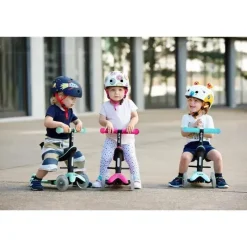 Micro Kickboard - rodas LED Mini2Grow, scooter 4 em 1, para crianças de 1 a 6 anos, rosa Fashion