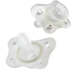 Chicco Mini Chupeta Ortodôntica PhysioForma Glow in the Dark - 2-6m 2pk Sale